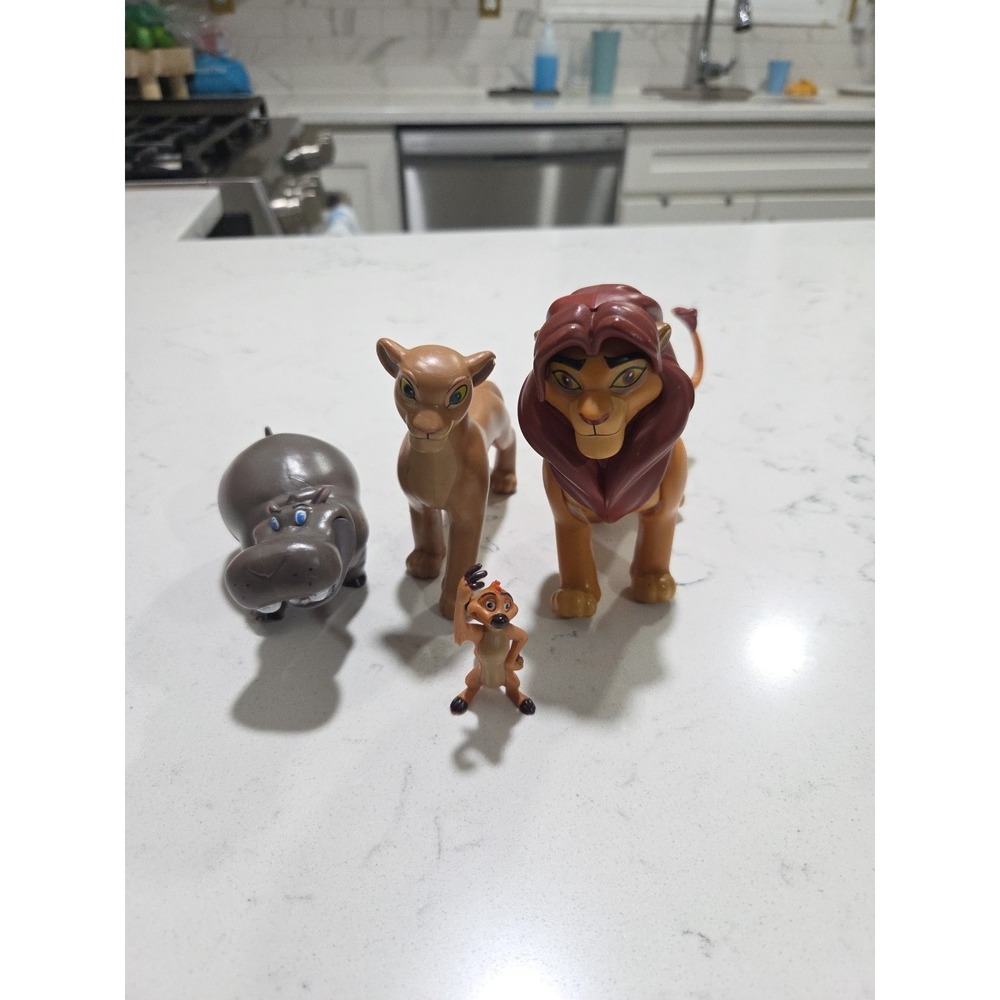 Disney Lion King Lion Guard Lot of 4 Figures Just Play PVC Figures, Cake Toppers